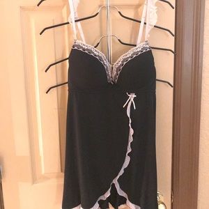 Black and pink mighty with matching panties